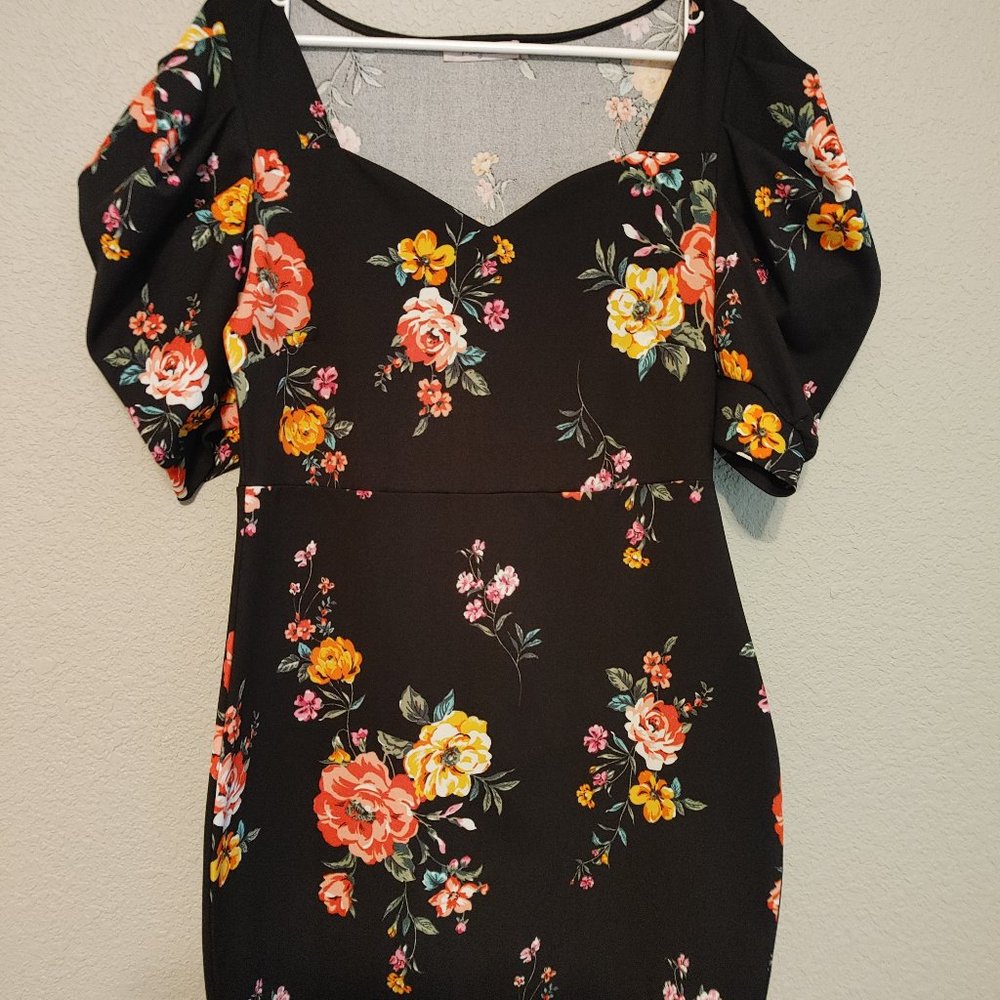 Mangosteen Floral dress